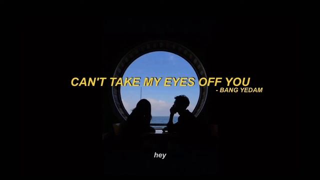 CANT TAKE MY EYES OFF YOU (COVER) - BANG YEDAM TREASURE смотреть онлайн
