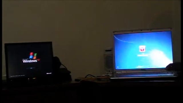 Windows 7 vs. Windows Xp boot time. смотреть онлайн