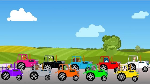 Синий трактор - песенка про тракторёнок и другие песенки. смотреть онлайн