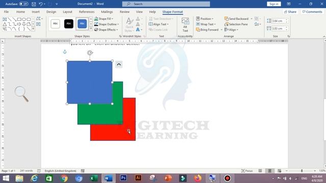 How To Insert Shapes In Microsoft Word Document | Ms Word Me Shape Kaise Banaye Part #2 Urdu/Hindi смотреть онлайн
