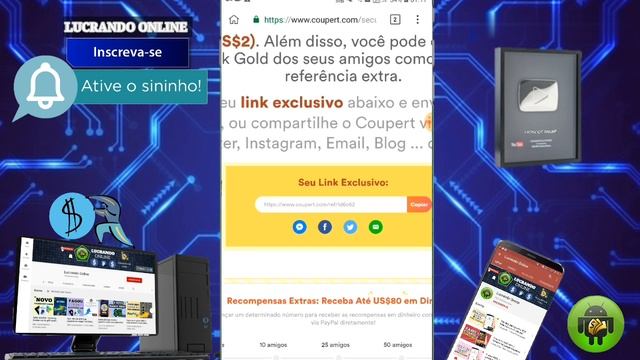 Nova promoção kiwi browser! ganhe $5 dólares por cada amigo que você convidar смотреть онлайн