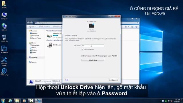 Hướng dẫn cài đặt sử dụng phần mềm WD Security trên Windows смотреть онлайн