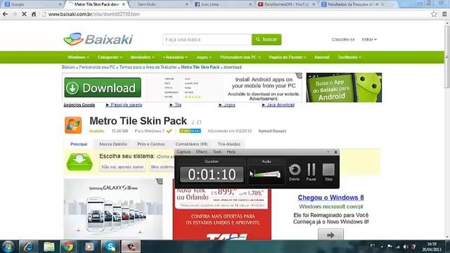Tema Metro Tile Skin Pack Para Windows 7 смотреть онлайн
