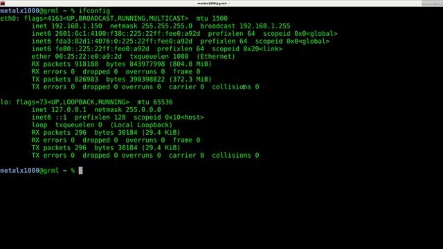 Network Info Ifconfig Linux Shell Script Tutorial смотреть онлайн