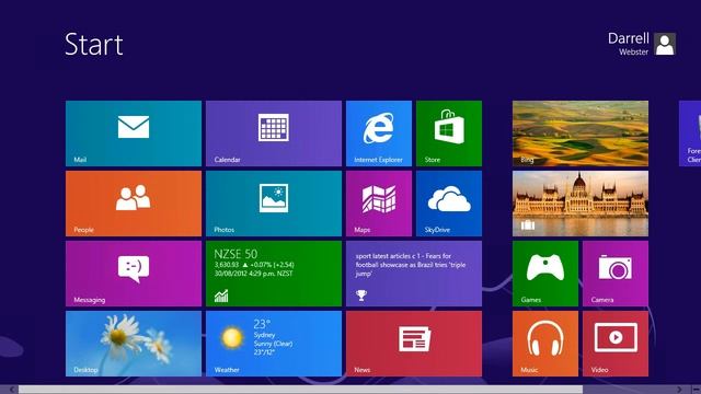 Intro to Windows 8 - Initial glance at the Start Menu смотреть онлайн