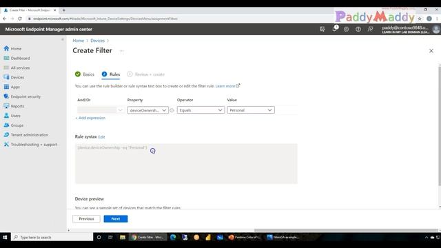 Filters How do you use Filters in Intune Microsoft Endpoint Manager смотреть онлайн