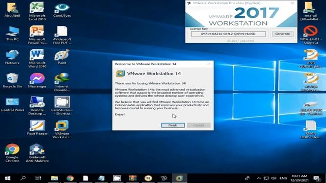How to Install VMware Workstation Pro v16 (Full Version) & Install Virtual OS win10,8,7,xp | Englis смотреть онлайн