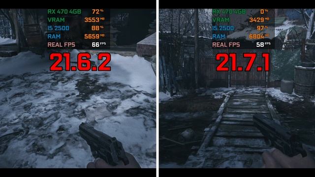AMD Driver (21.6.2 vs 21.7.1) Test in 4 Games RX 470 смотреть онлайн
