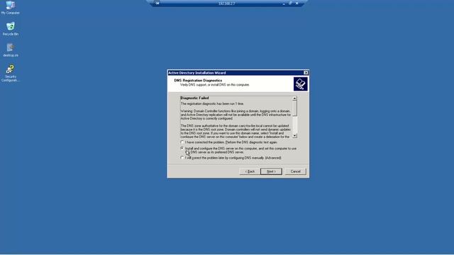 Windows 2003 Server - Setting Up Domain Controller смотреть онлайн