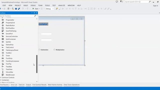 Creating Windows Forms App using C# смотреть онлайн