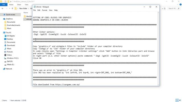 Include graphics.h in CodeBlocks - Run Graphics Program in C++ смотреть онлайн