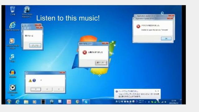 Running ChilledWindows.exe OMG.exe and MLG.exe on a real PC смотреть онлайн