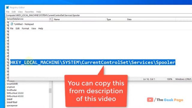 Spooler Service Error 1068 in Windows 10 (fix) смотреть онлайн