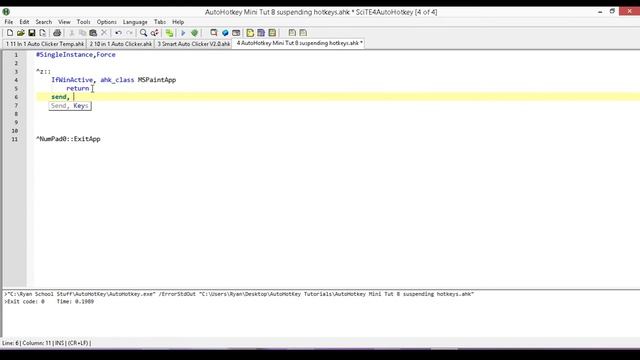 AutoHotkey Mini Tutorial #9(How To Disable Windows And Other Programs Hotkeys) смотреть онлайн