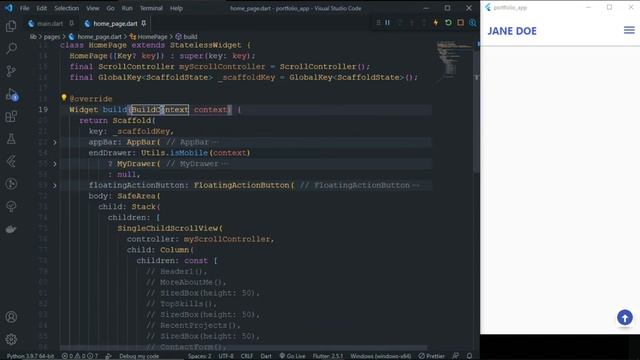 Responsive Developer Portfolio with Flutter Part 2 | Android, iOS, Web, Windows, MacOS смотреть онлайн