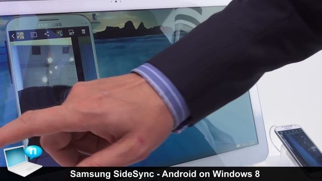 Samsung SideSync Android devices on Windows 8 смотреть онлайн