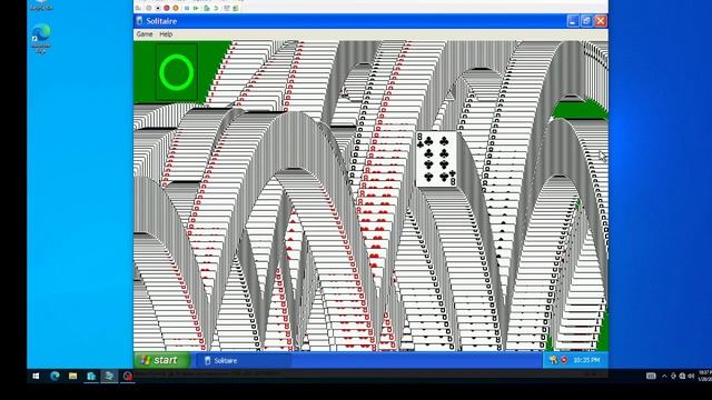 Windows XP Solitaire Win Animation смотреть онлайн