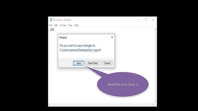 How to create a log book in windows 10 using notepad смотреть онлайн