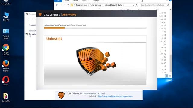 Uninstall Total Defense Anti-Virus 9.0 on Windows 10? смотреть онлайн