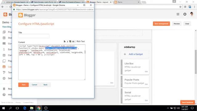 How to create popup window for blogger? смотреть онлайн