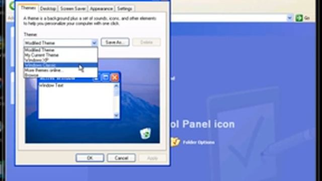 Win XP - Change Computer's Theme смотреть онлайн