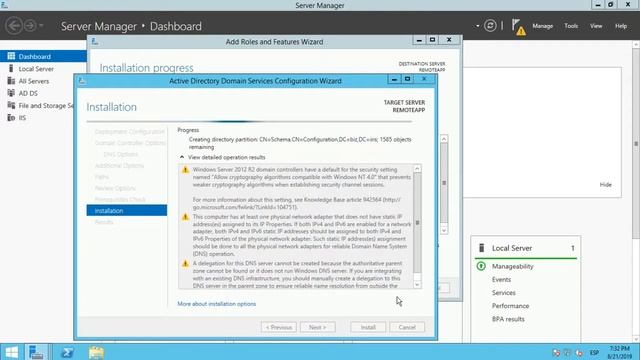 Controlador de dominio ad ds WINDOWS SERVER 2012 instancia en AMAZON WEB SERVICES смотреть онлайн