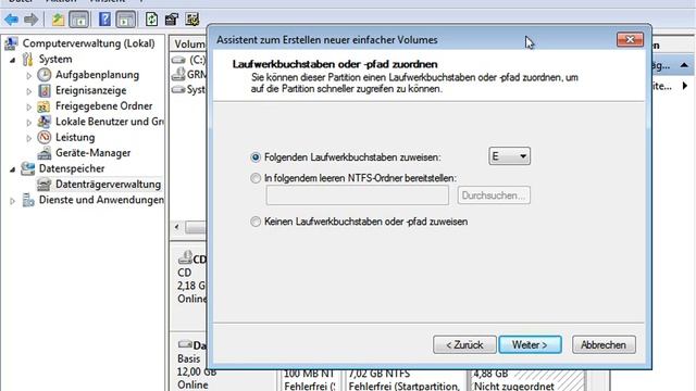 Windows 7: Partitionieren смотреть онлайн