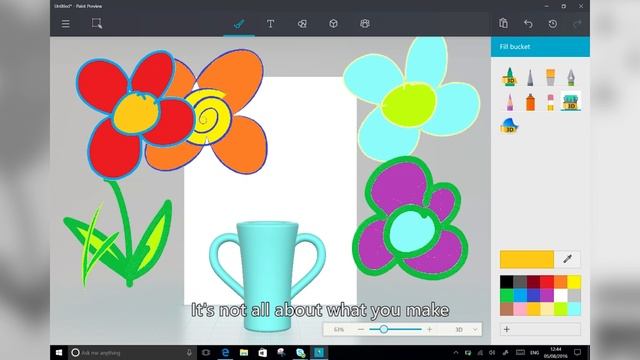 MS Paint für Windows 10 Preview смотреть онлайн