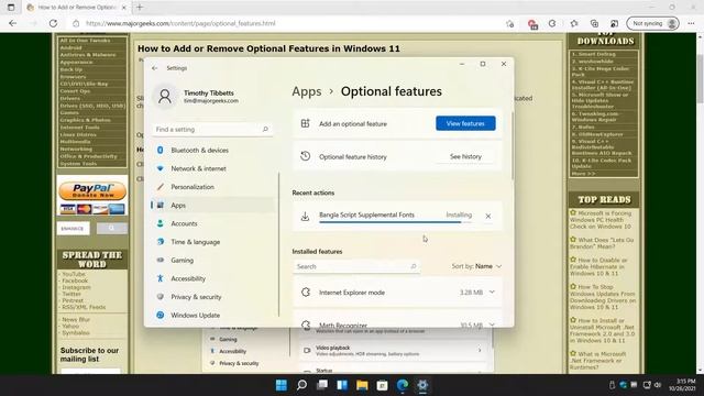 How to Add or Remove Optional Features in Windows 11 смотреть онлайн