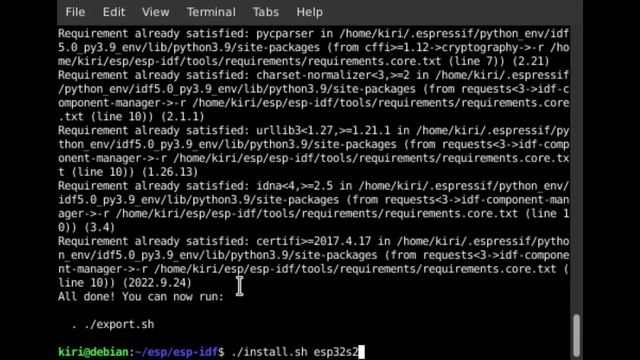 #06 ESP-IDF 5.0 Install on Linux (debian) computer and examples. Part1 смотреть онлайн