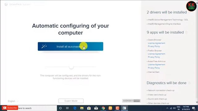 Any Computer Driver problem solution | DriverPack Solution 2019 | смотреть онлайн