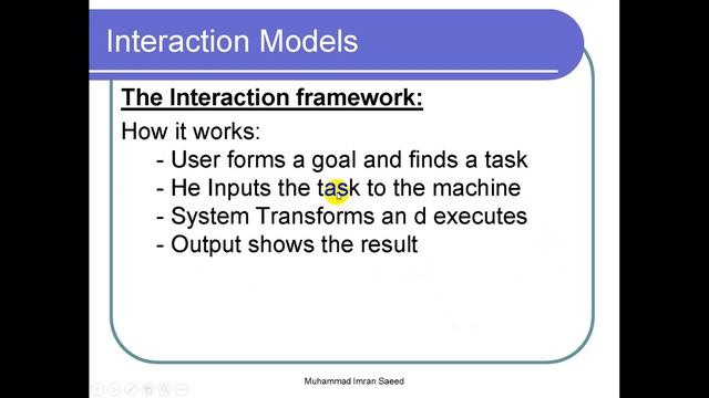 Human Computer Interaction (HCI) Chapter3-1 Norman's Execution Evaluation Model, Extended Framework смотреть онлайн