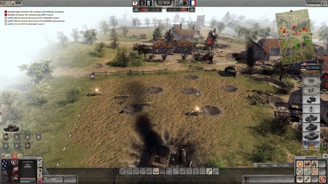 3 v 3 *** USA *** БИТВЫ ГЕНЕРАЛОВ Men of War assault squad 2 Ostfrontveteranen DLC#136 смотреть онлайн