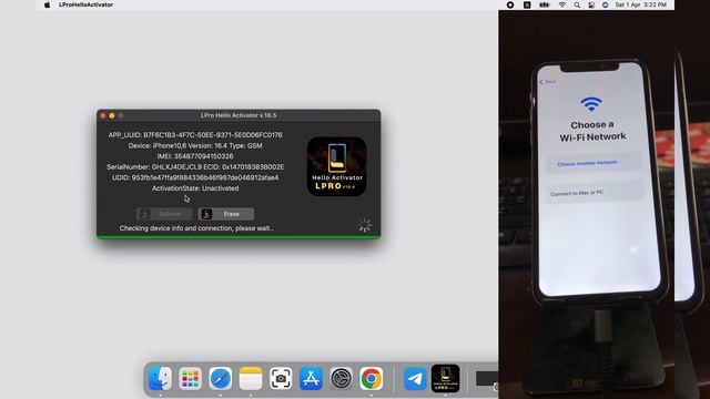 LPRO IOS 15/16.5 HELLO SCREEN BYPASS (SIM WORKING) IPHONE 6S TO IPHONE X SUPPORTED ( MAC TOOL ) смотреть онлайн