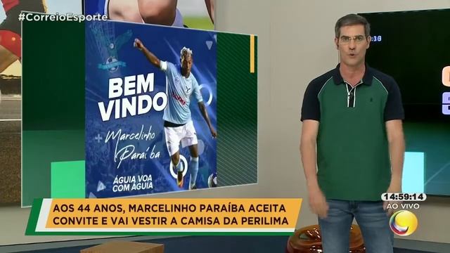 Aos 44 anos Marcelino Paraíba aceita convite e vai vestir a camisa do Perilima смотреть онлайн