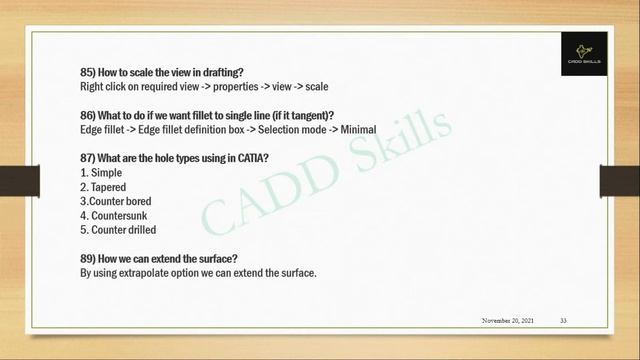 PART - 4 | CATIA V5 Interview Question and Answer Frequently asked by MNC Companies смотреть онлайн