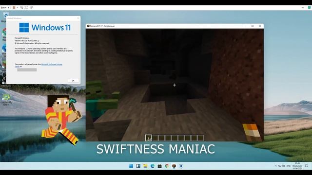 WORLD's FIRST MINECRAFT GAMEPLAY ON WINDOWS 11 || (Best Experience) смотреть онлайн