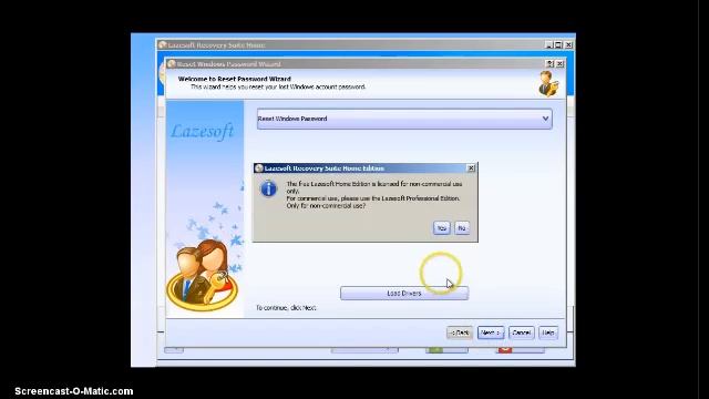 Bypass the Windows 7 password using Lazesoft смотреть онлайн