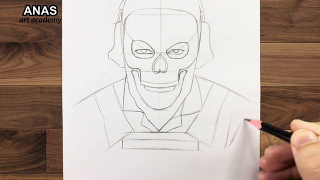 How To Draw Call of Duty Ghost | Drawing Tutorial for Beginners Pencil step by step смотреть онлайн