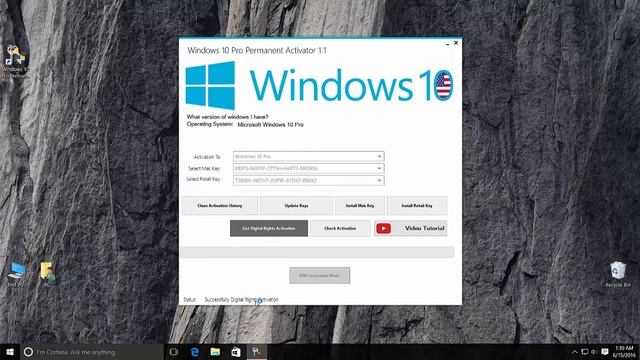 How to use Windows 10 Pro Permanent Activator v1 1 YouTubevia torchbrowser com смотреть онлайн