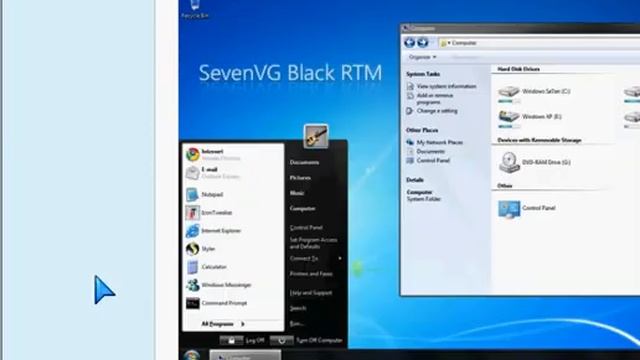 Windows 7 Theme for XP смотреть онлайн