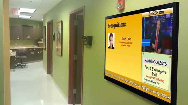 Corporate Communications Digital Bulletin Board смотреть онлайн