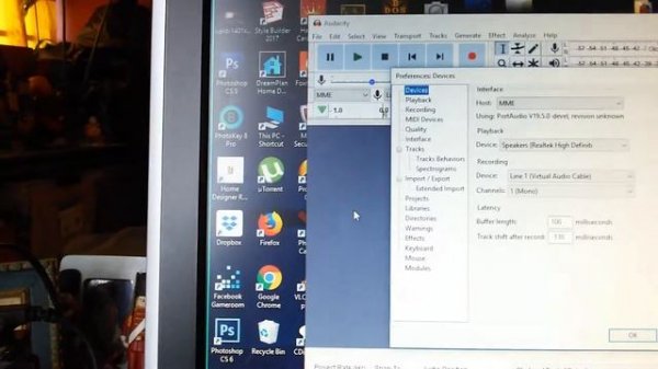 SDR Sharp and RTL 2832 with Virtual Audio Cable