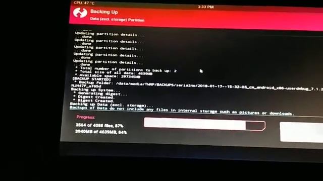 TWRP android-x86 progress 2018/01/17 смотреть онлайн