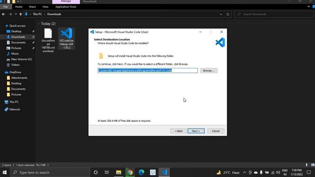 Visual Studio Code Installation in Windows 10 смотреть онлайн
