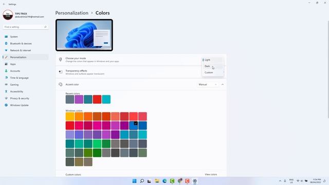 How to Enable Dark Mode on Windows 11 | কিভাবে ডার্ক মোড এনাবল করবেন смотреть онлайн