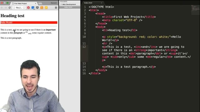 آموزش طراحی وب - قسمت اول - Web Development Course - Part 1 - HTML смотреть онлайн