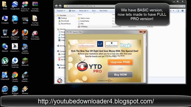 YouTube Downloader 4 FULL PRO (2013) смотреть онлайн