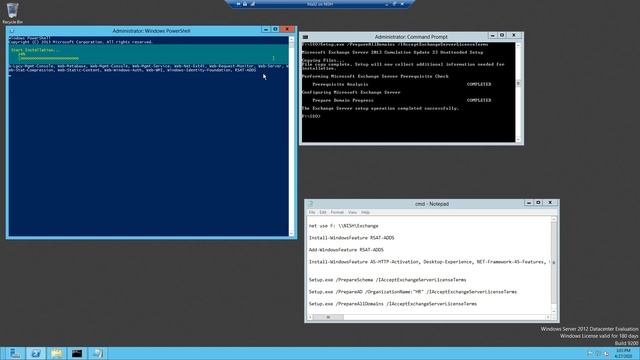 Install Exchange 2013 CU23 on Windows Server 2012 смотреть онлайн