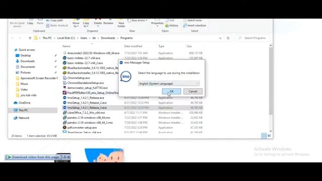 how to download and install IMO app on pc window and mac(ኢሞ በPC እንዴት መጫን እንችላልን) смотреть онлайн